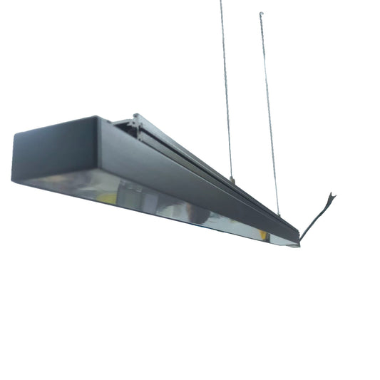 Illumiq Terra 36W Magnetic Track Light with 1 Meter Track Bar 20mm 3000K Warm White and 100W Power Supply Pendant Mounting 1200mm x 70mm x 40mm