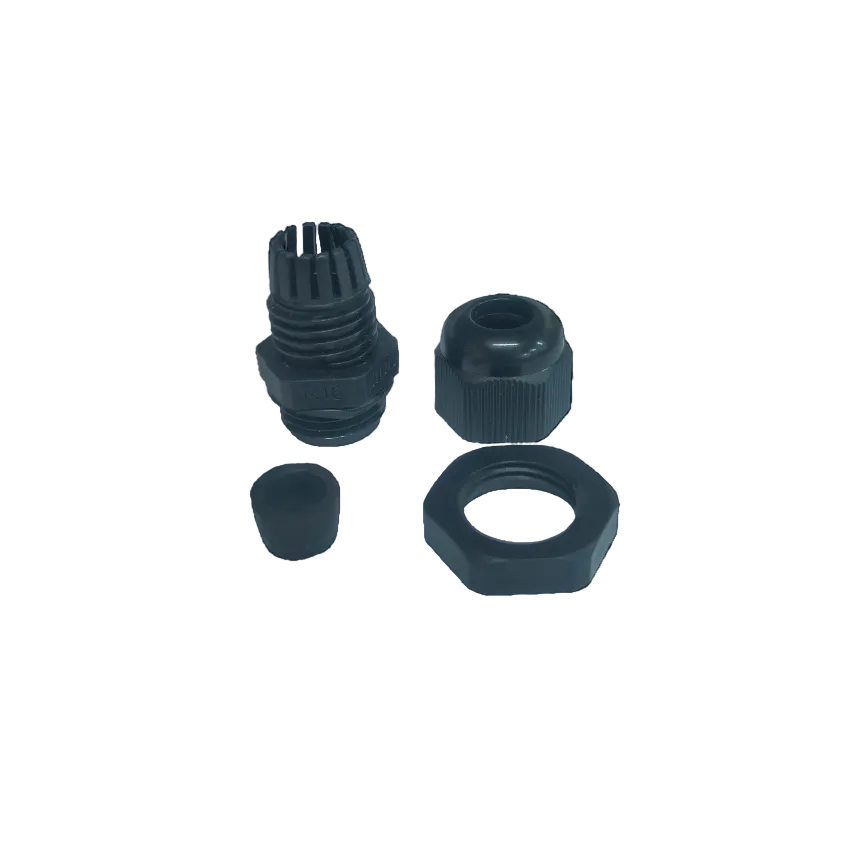 Grippes plastic cable gland M16 100 pcs set includes various connector components for secure cable management