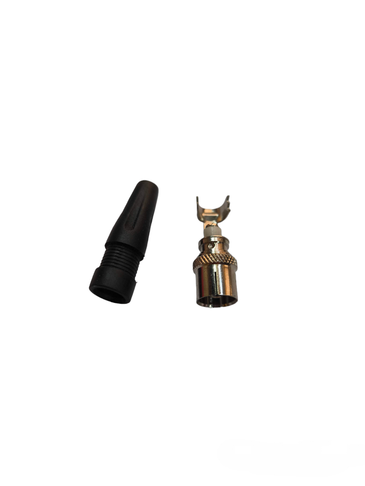 Plug with Rubber Boot for RG59 cable connector components from China for secure cable connections