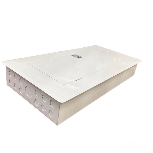 Koten white recessed metal electrical Panel Board 225A 250SP 2Pole with side knockouts and removable cover