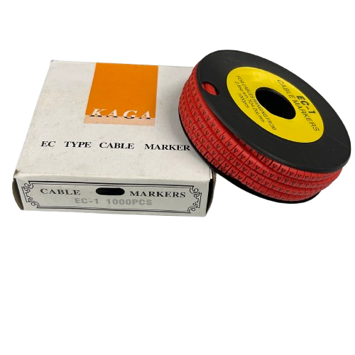 Cable (Y) Marker Red 2.6mm to 4.2mm 1000pcs per Roll EC-1 Wire Tagging