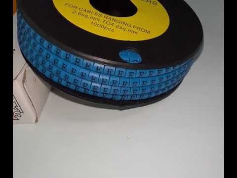 Cable "E" Marker 2.6mm to 4.2mm Blue EC-1B, 1000PCS