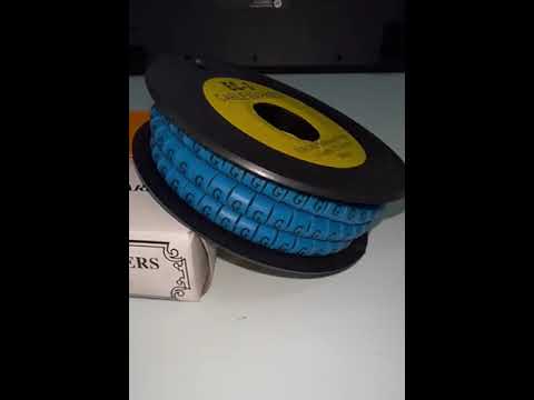 Grippes (G) Cable Marker 5.0mm to 7.2mm (350pcs) Blue EC-3B(G)