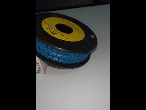 Grippes (0) Cable Marker 5.0mm to 7.2mm (350pcs) Blue EC-3B(0)