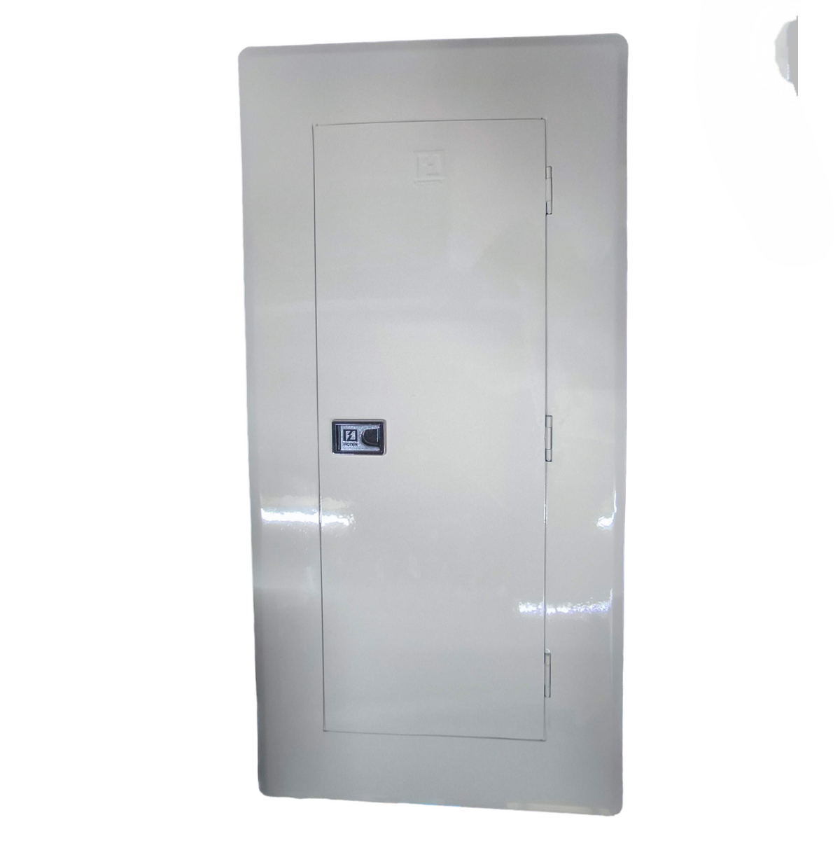 Panel Board 225A 2Pole 250SPS Koten metal electrical panel with closed door and latch white finish