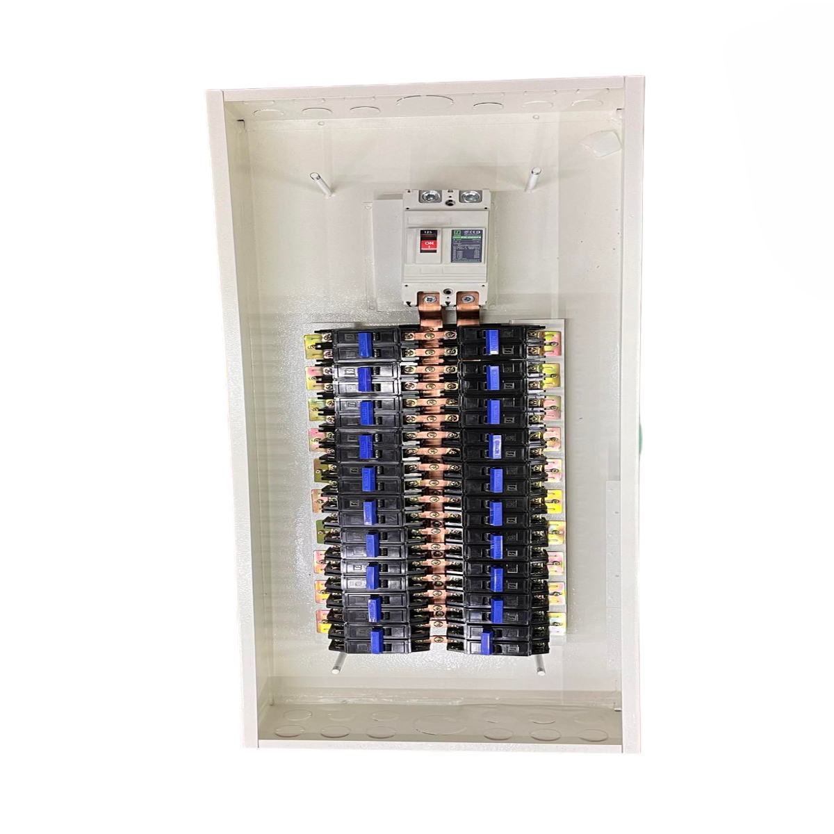 Koten 250SPS main 20 branch panel white distribution board with main breaker and 20 MCB branch circuits