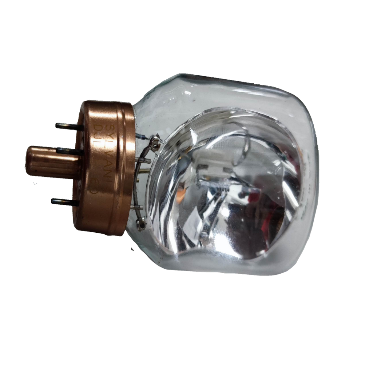 Sylvania incandescent bulb 150W 120V Projector Lamp 4 Pins with clear glass and metal base