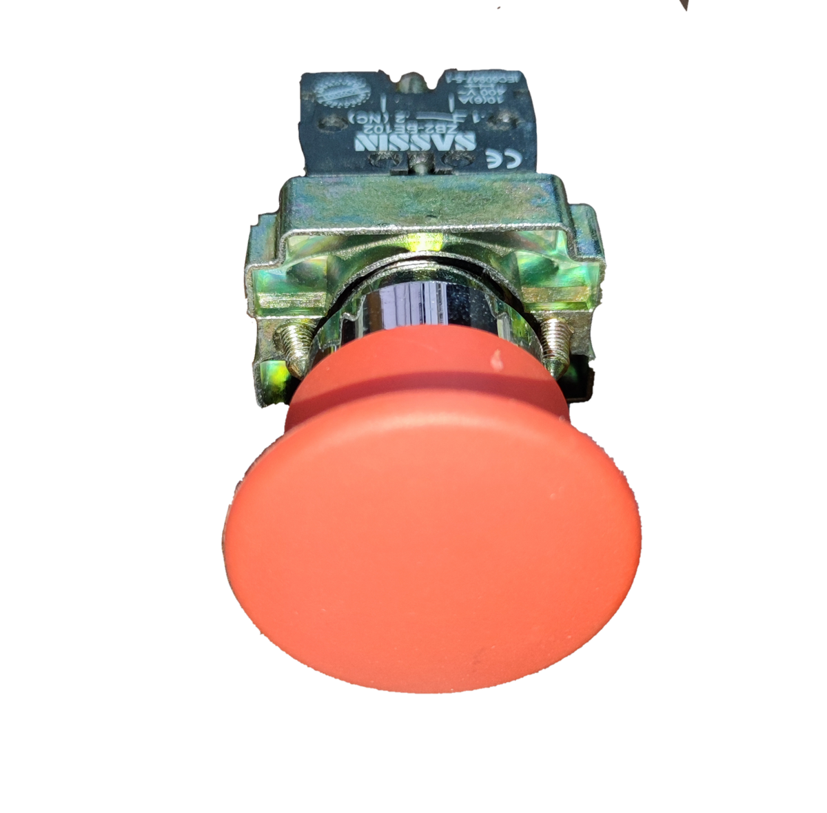 Sassin Push button Head Red 1 NC 5A 220V switch for power points and plugs