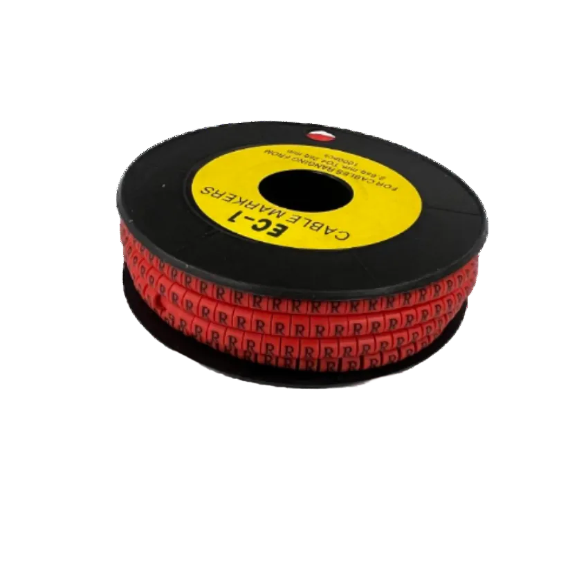 Grippes cable management spool with R Marker Red 2.6mm to 4.2mm 1000pcs for labeling cables