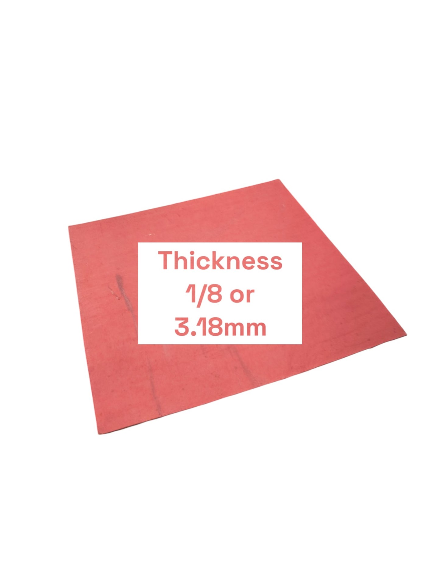 Local red fiber board handicraft material with 1 8 inch thickness for creative projects
