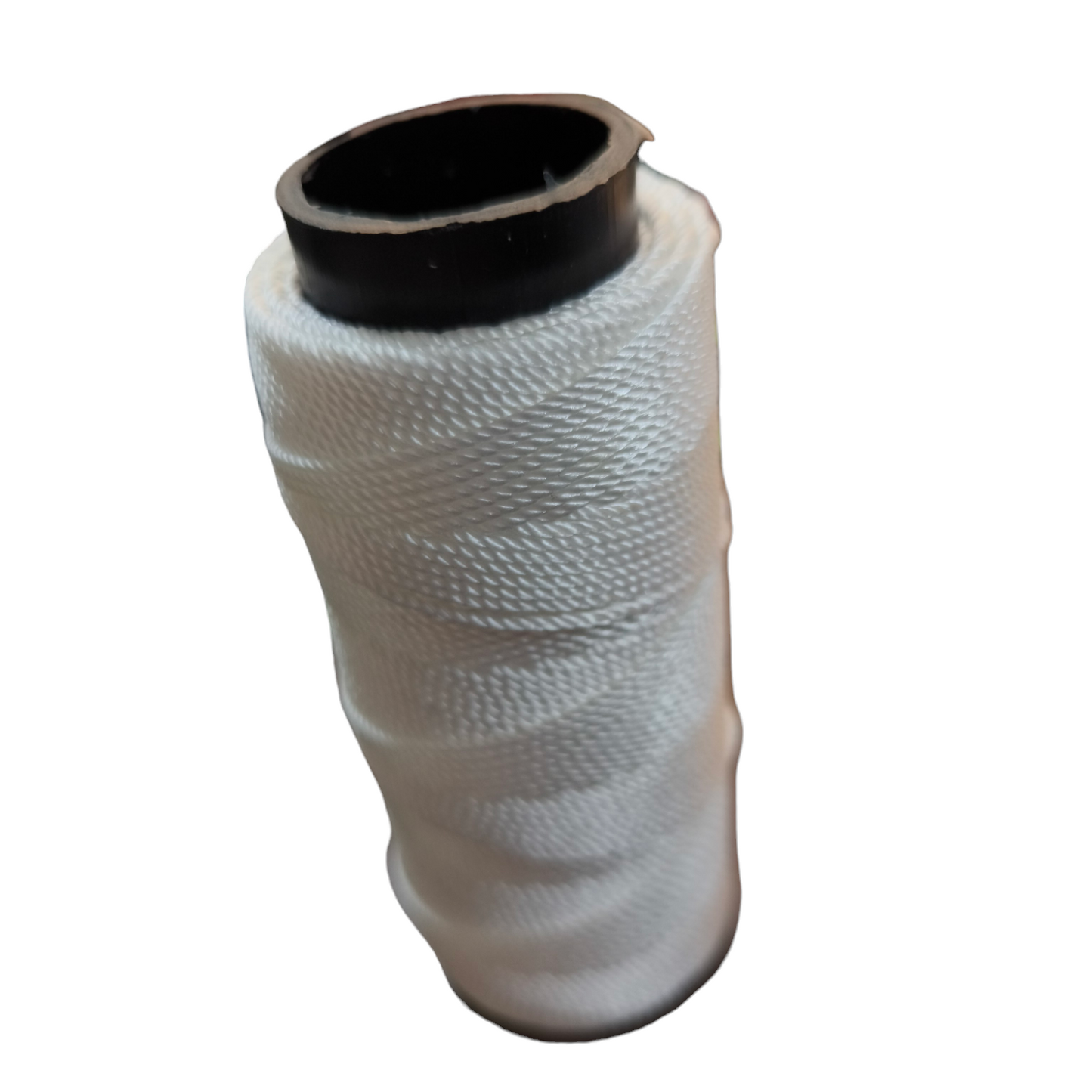 Spool of white Rewinding Thread 60 Grams Nylon for quilting and sewing projects