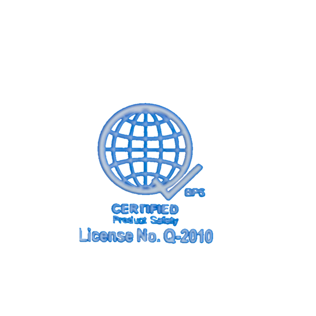 Switch Flush 10A 250V Black showing certified product safety label License No. Q-2010