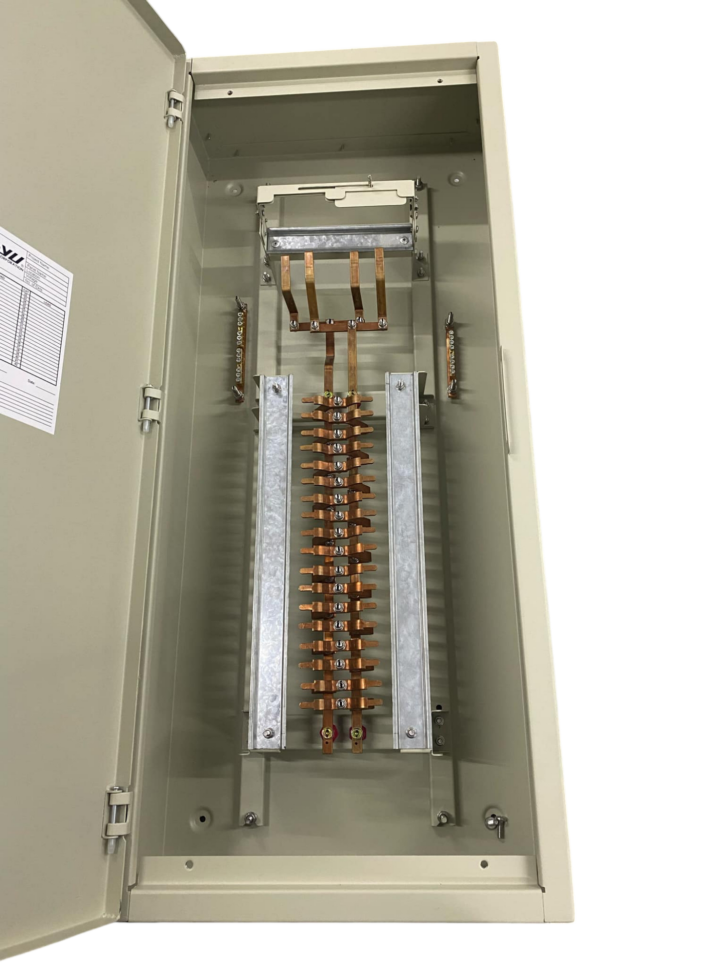 Chint miniature circuit breaker panel 18 branches metal enclosure with copper bus bars and terminals