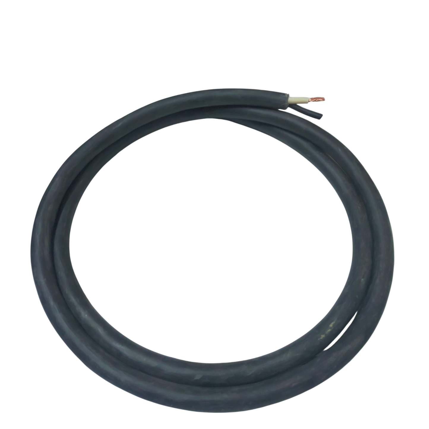 Phelps Dodge royal perma cord 8mm 2 core black electrical wire with copper conductor