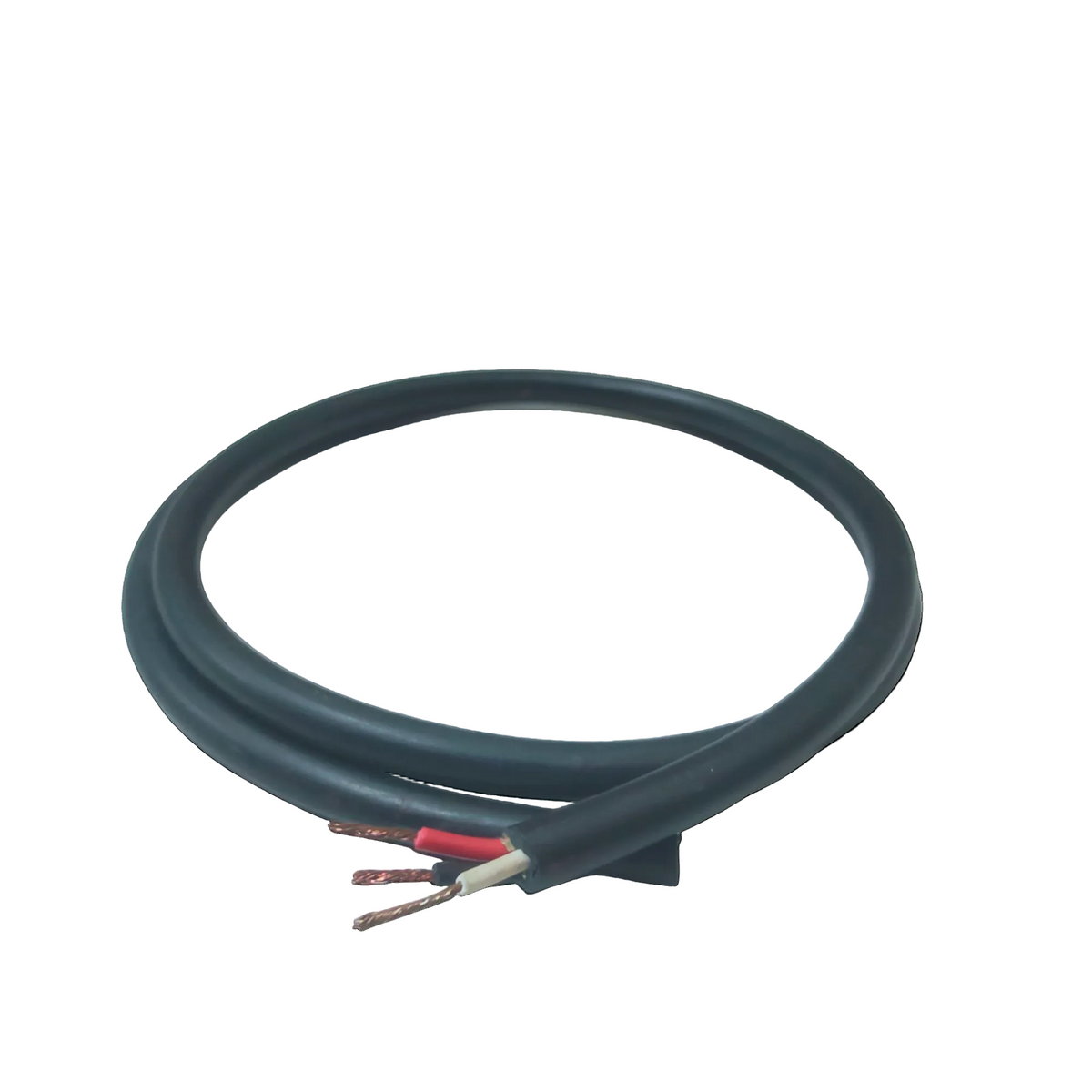 Phelps Dodge 0.75mm 3 core royal cord black wire with exposed copper strands