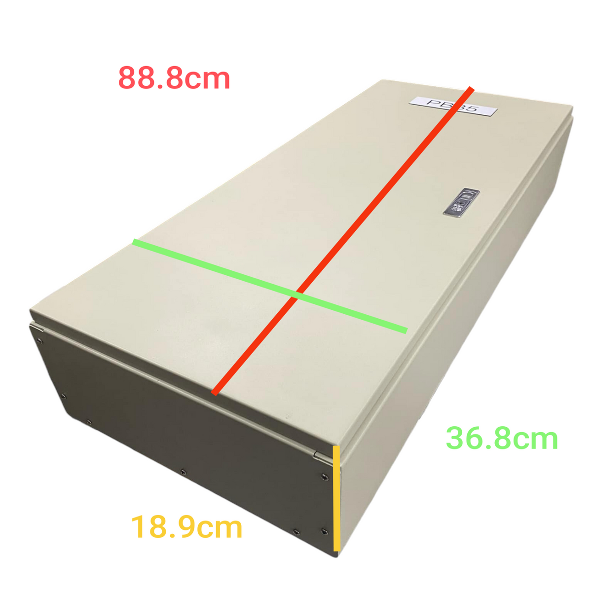 Royu 18 Branches Panel Board Only For Miniature electrical panel board with dimensions 88.8cm by 36.8cm by 18.9cm