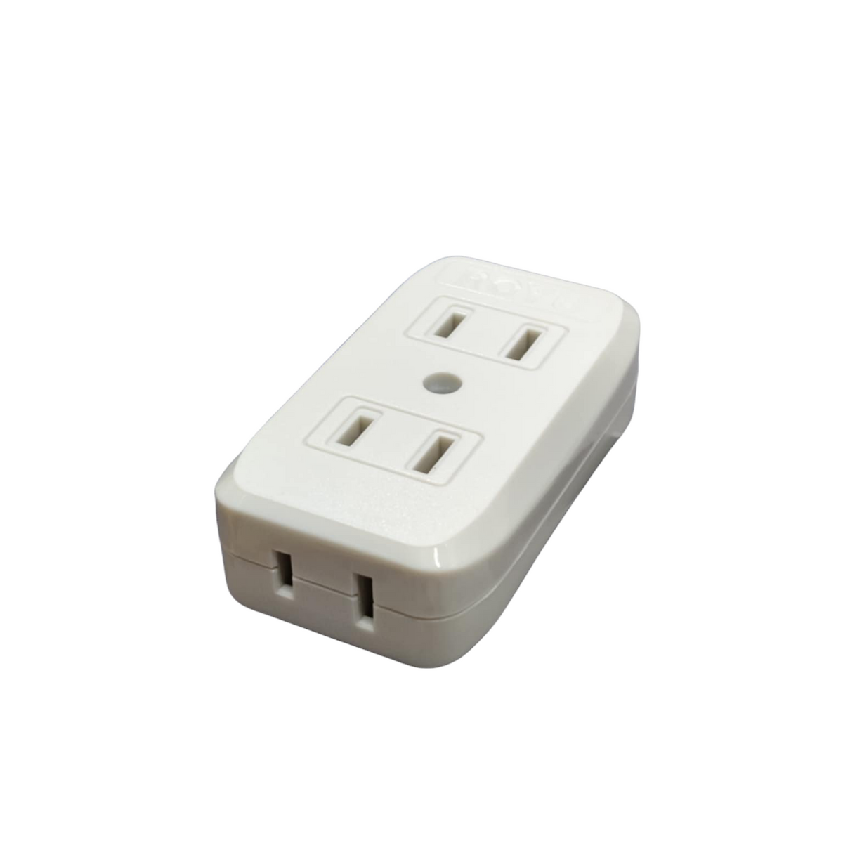 Royu 2 gang outlet 10A 250V in white for safe and efficient power distribution