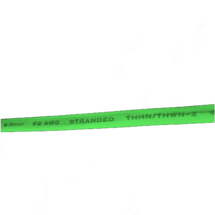 Royu 8 AWG green stranded wire 1 Meter Green for diverse electrical applications