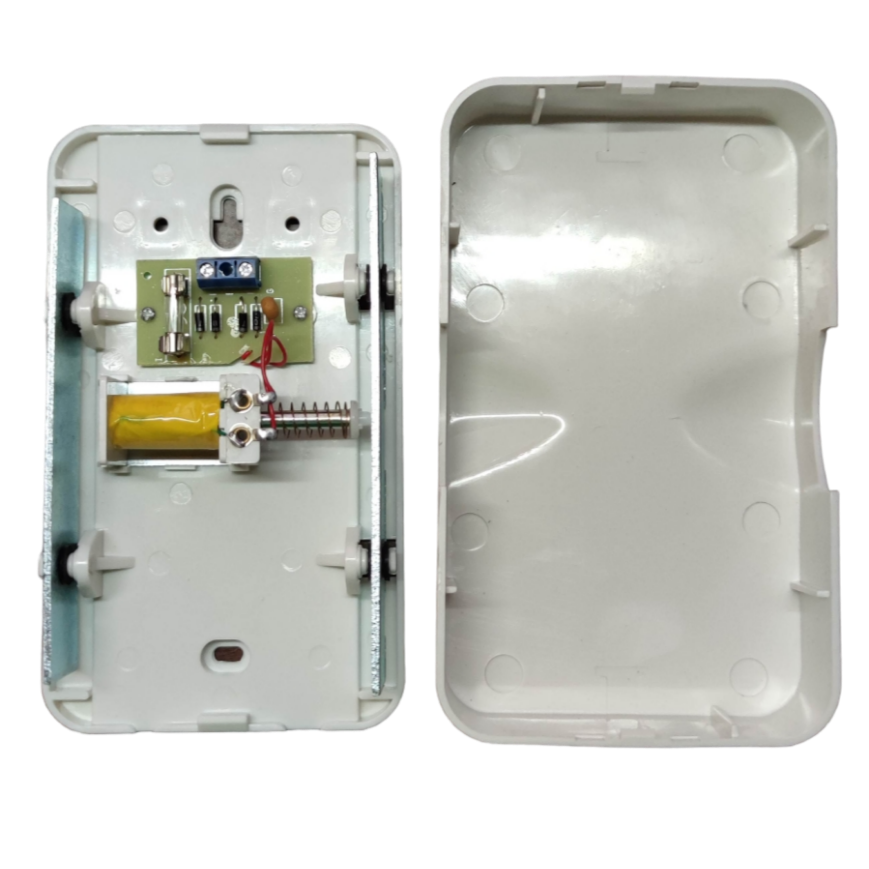Royu Digital Door Lock component showing internal circuit and spring mechanism for Door Bell 220V RDOR2