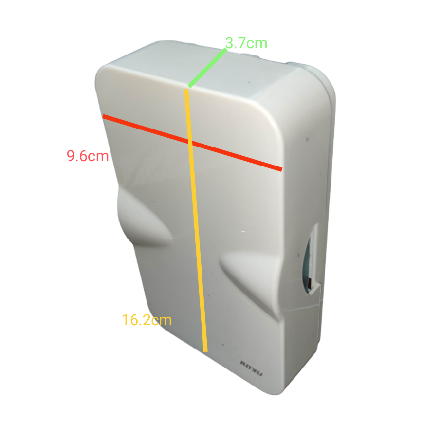 Royu Door Bell 220V RDOR2 digital door lock with white rectangular design and compact dimensions