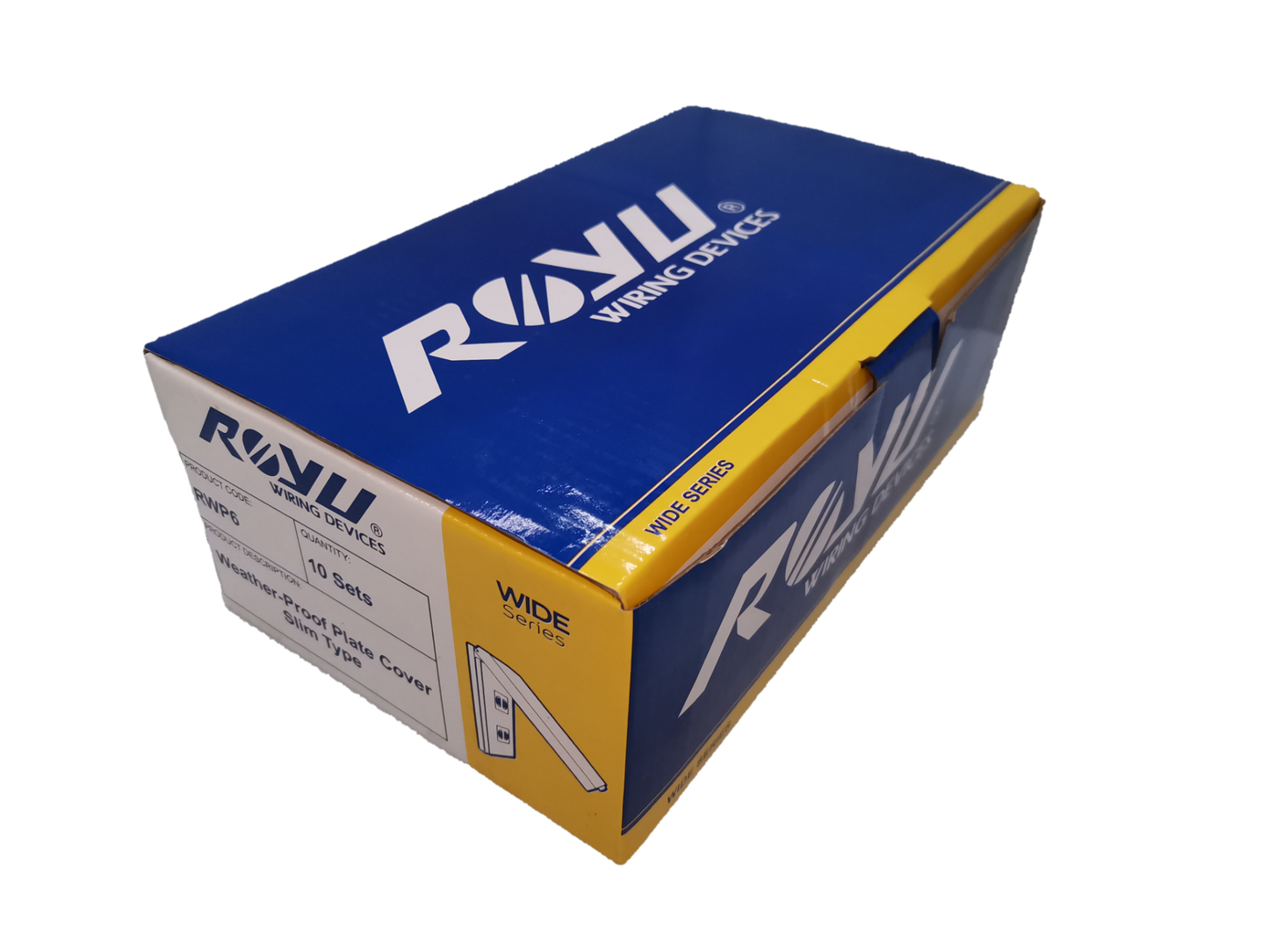 Royu Weatherproof Plate Cover packaging box for power points switches and plugs