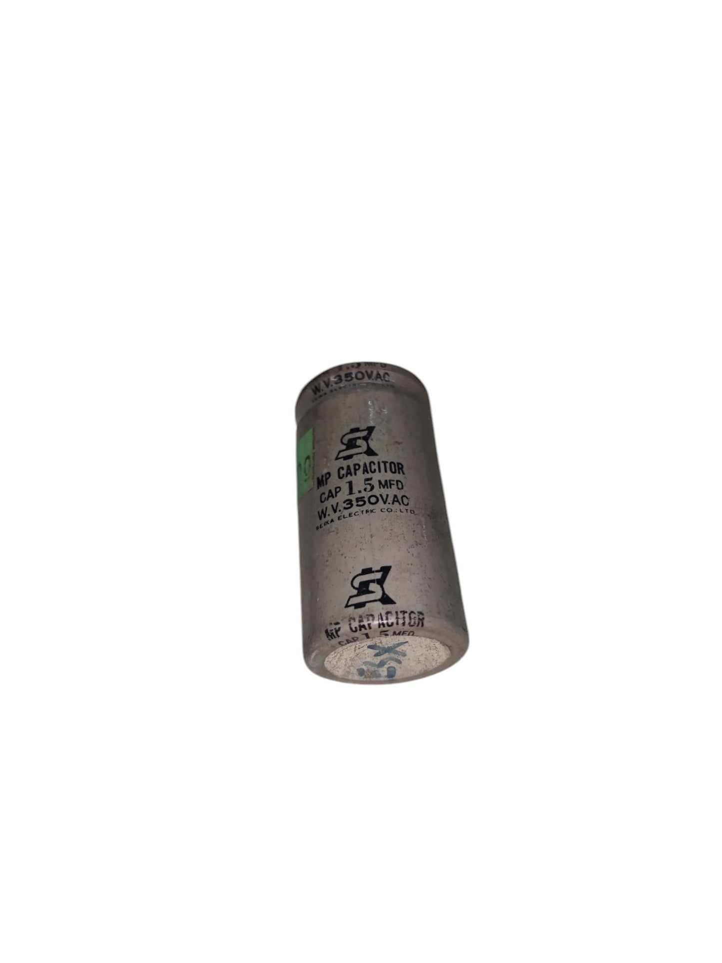 Running Capacitor 1.5Uf 350V AC for electrical circuit applications with durable casing