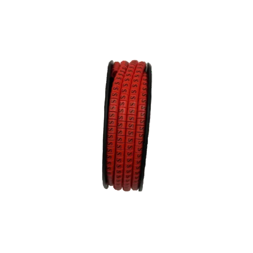 Grippes cable management S Marker Red 2.6mm to 4.2mm 1000pcs red cable markers on spool