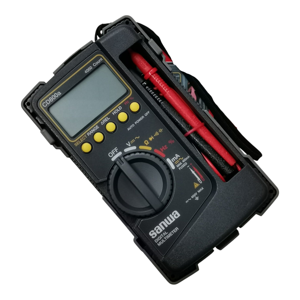 Sanwa CD800a Digital Multimeter LCD 6000 Counts 0.7% Accuracy Made in Japan