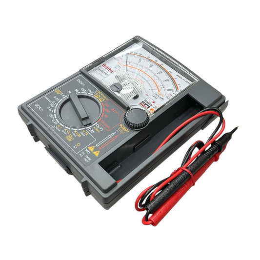 Sanwa Multi-tester YX360TRF analog electrical tester with dial and test probes for accurate measurements
