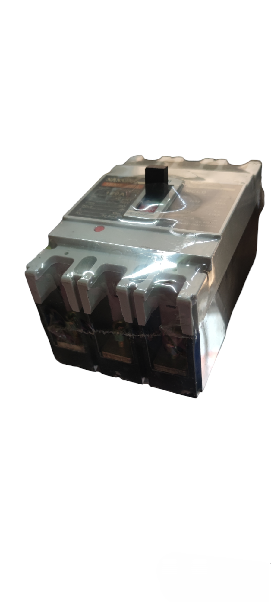 Sassin 160A 3 Pole Industrial Circuit Breaker with black switch for electrical protection