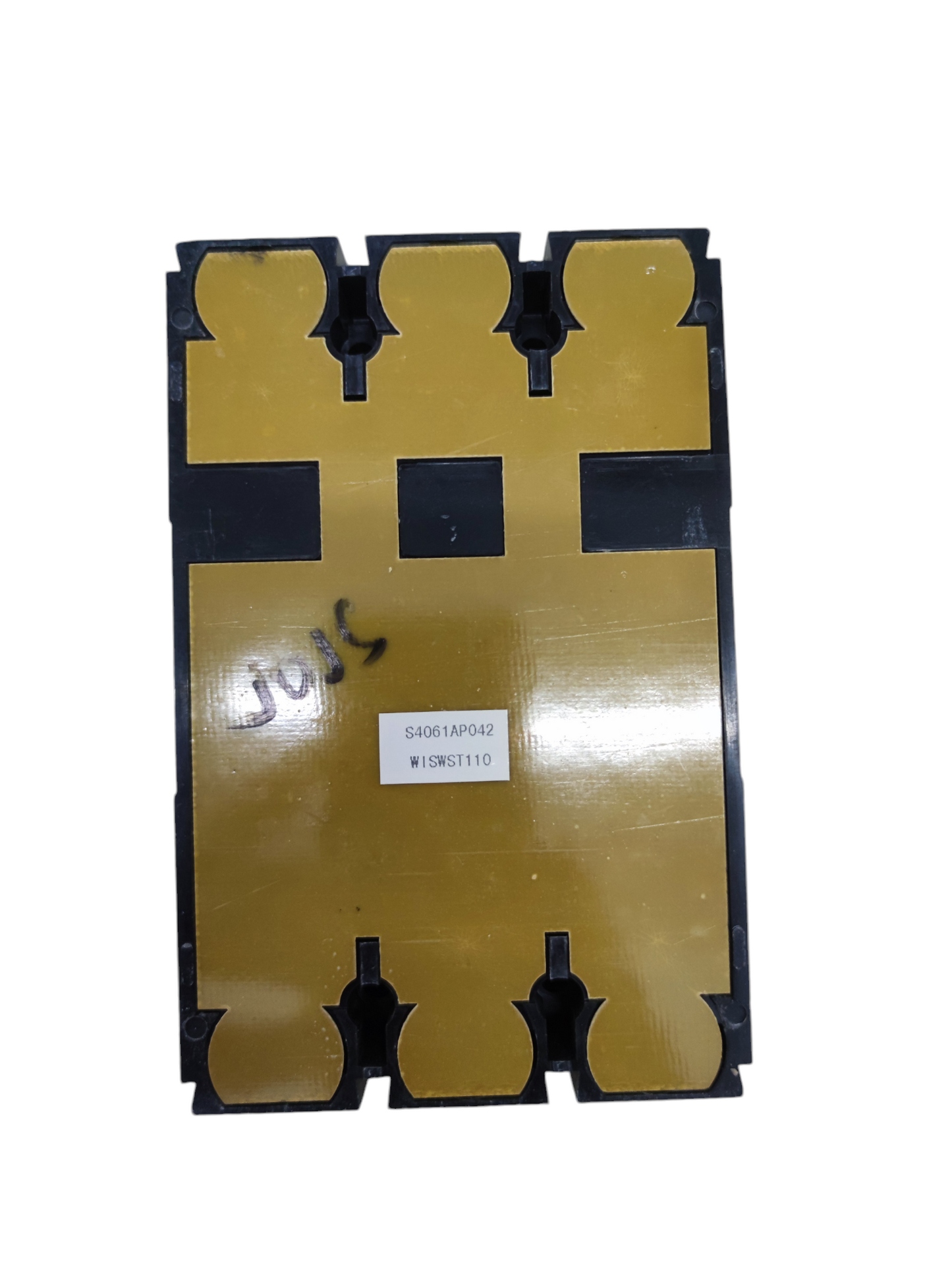 Himel 180A 3 Pole Industrial Circuit Breaker with black and gold electrical contacts