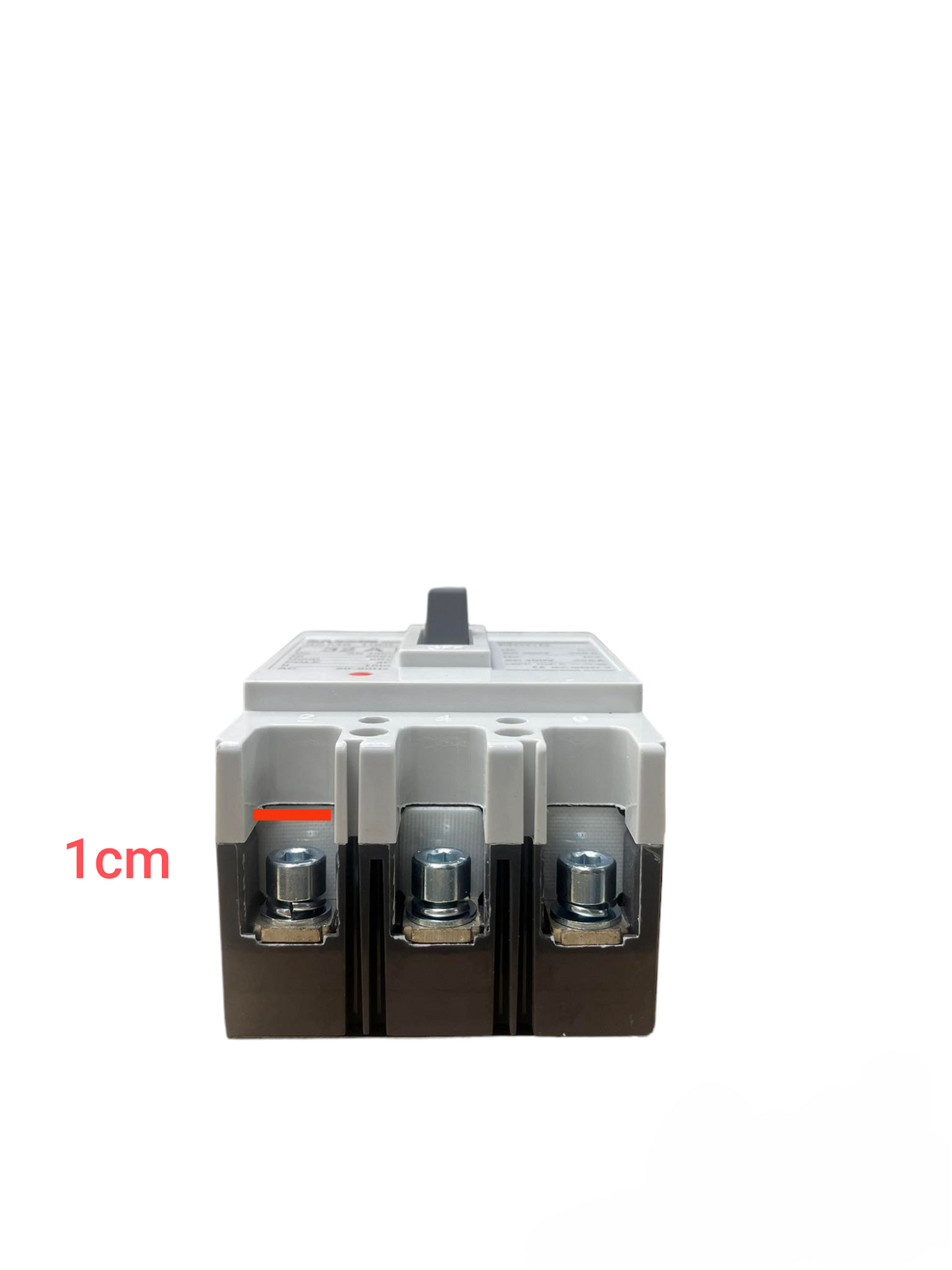 Sassin 32A 3Pole Industrial Circuit Breaker MCCB with durable metal terminals and switch handle