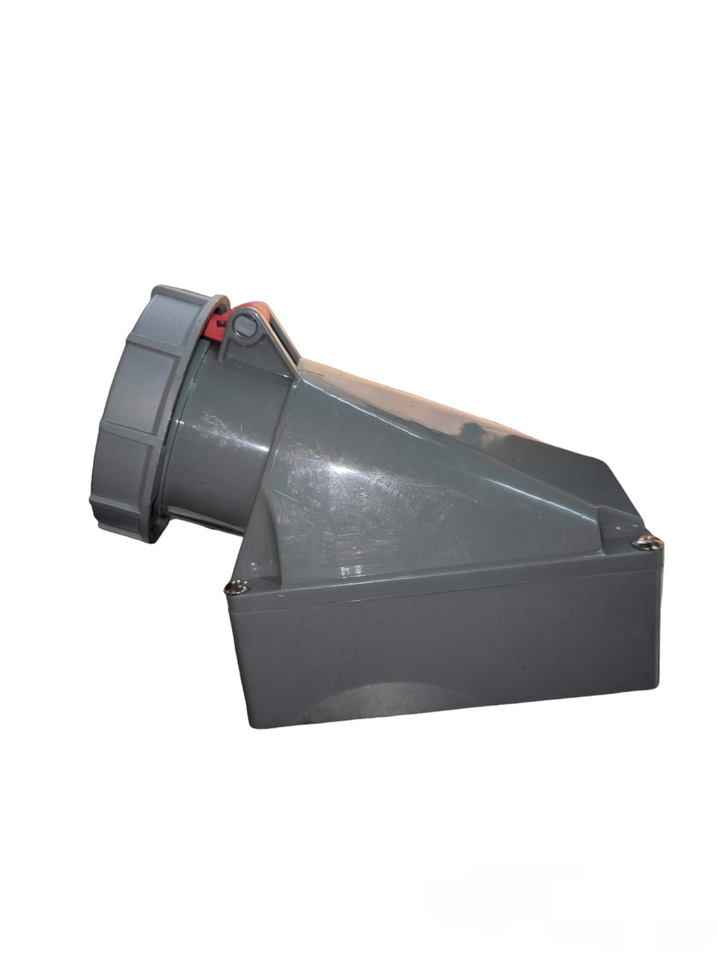 Sassin 4 Pins Industrial Outlet Wall Type power socket in gray for heavy-duty electrical connections