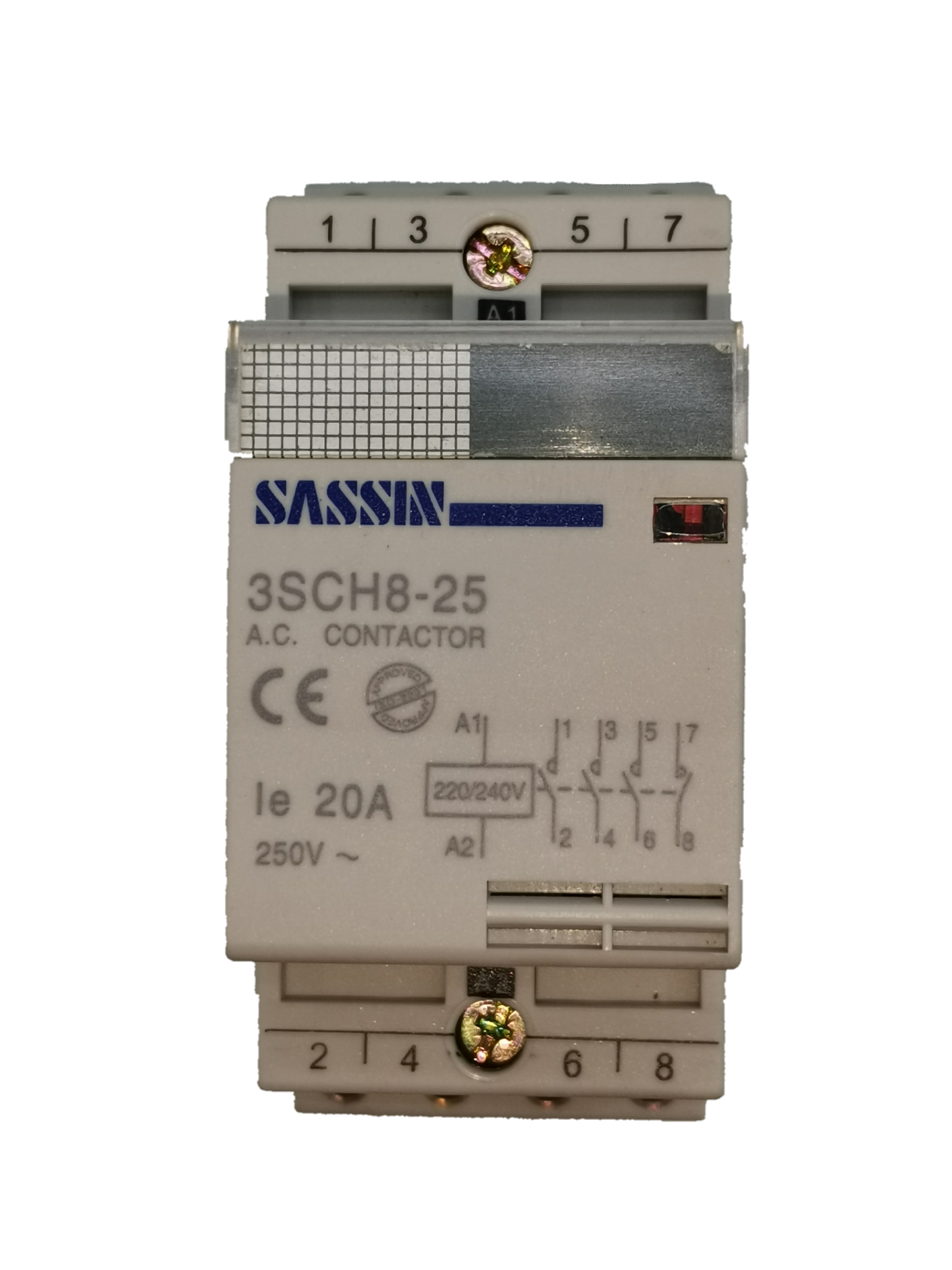Miniature Contactor 20A 220V 4NO electrical component by Electx Electrical Supply for circuit control