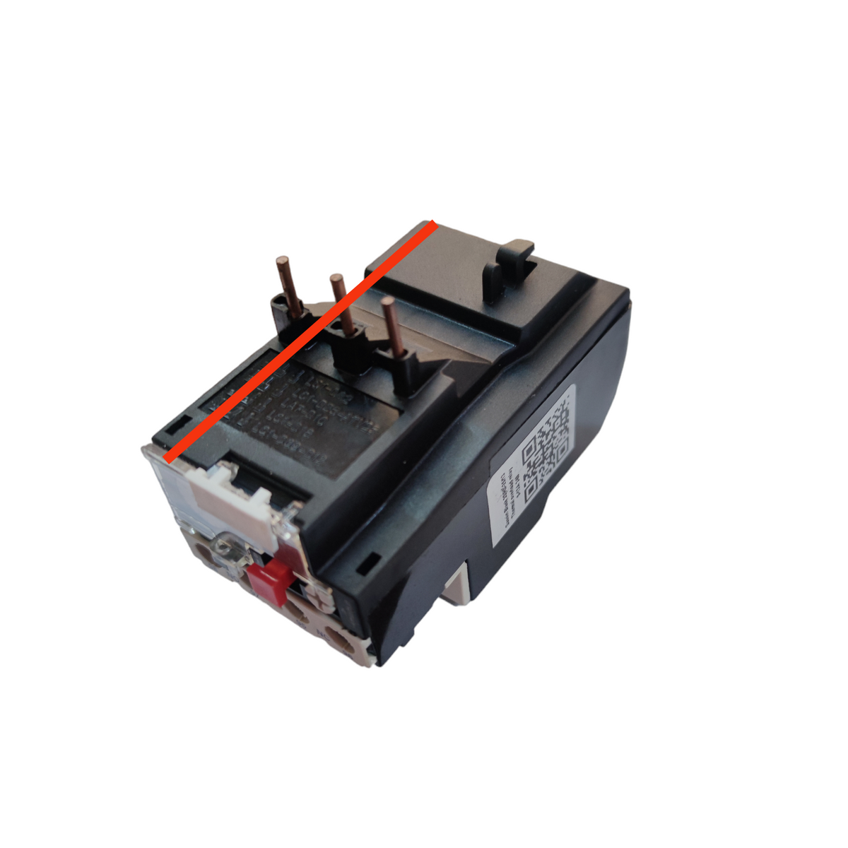 Sassin Overload Relay 9-13A electrical component with multiple terminals and compact design