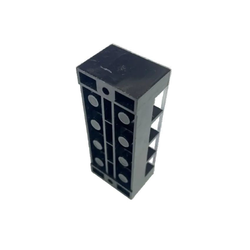 Sassin 100A 4 Pairs Terminal Block black plastic wiring connector for electrical circuitry parts by Grippes