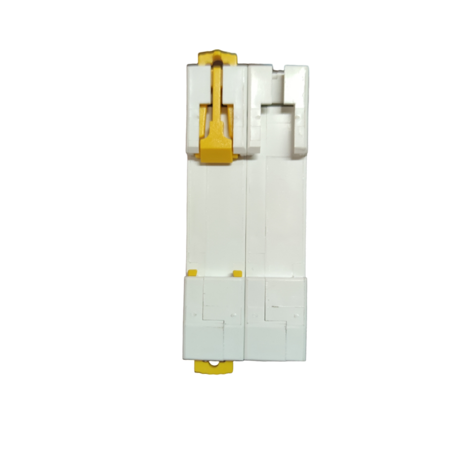 Schneider 16A Miniature Circuit Breaker 6KAIC with white body and yellow switch lever