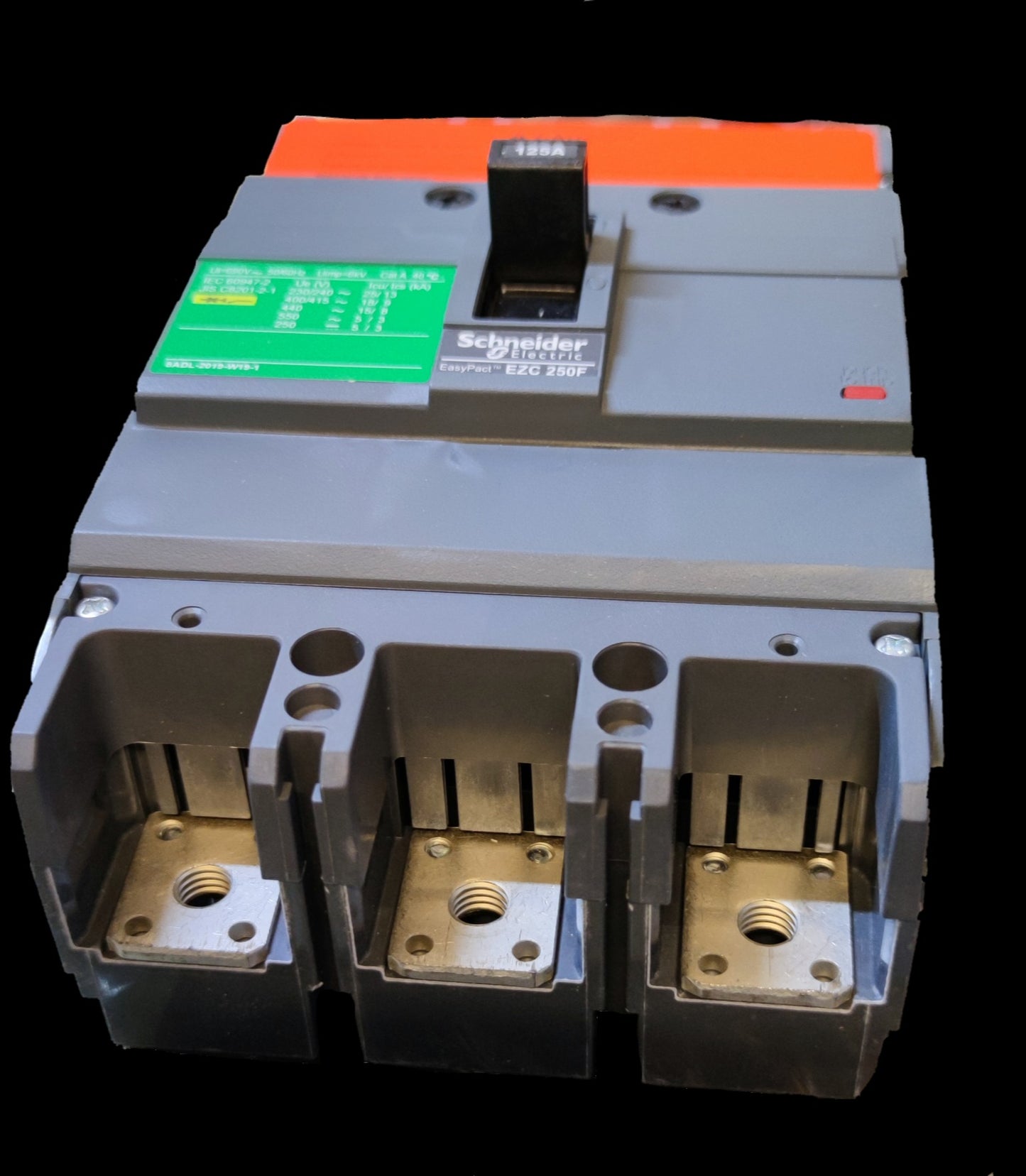 Schneider 250A 3 Pole Industrial Circuit Breaker with robust design for electrical protection