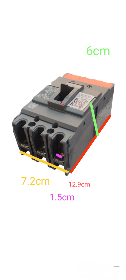 Schenider 30 amp industrial MCCB 220V electrical circuit breaker with multiple terminals