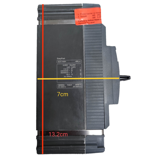 Schneider 40A 1 Pole Industrial Circuit Breaker 25KAIC with black casing and easy-to-read labels