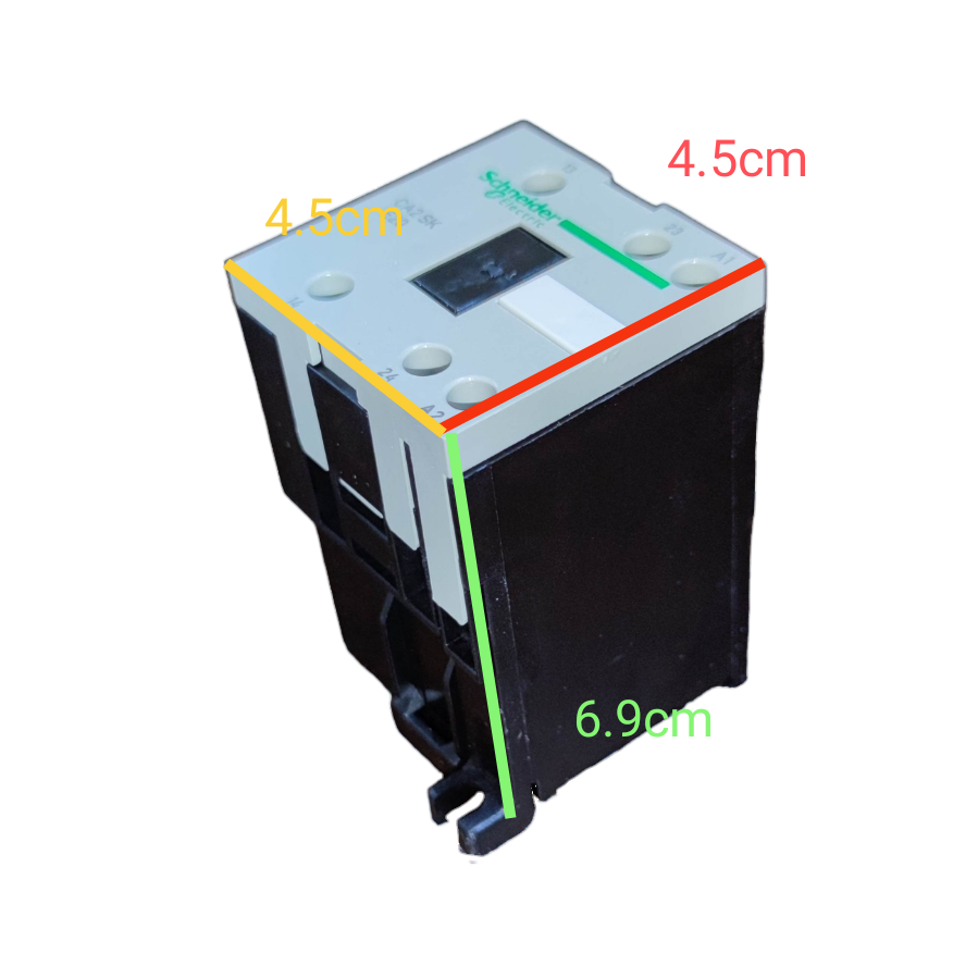 Schneider Contactor 10A 220V CA2SKE20 compact electrical switch with black and white casing