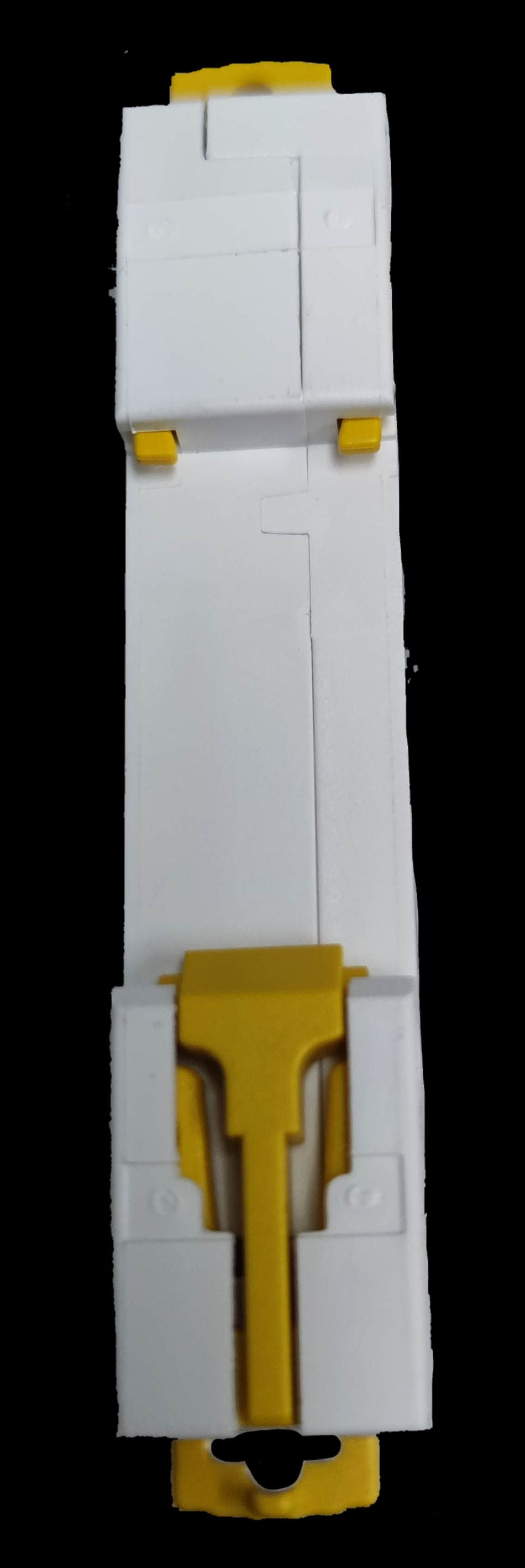 Schneider Miniature Circuit Breaker 16A 1 Pole white and yellow electrical component