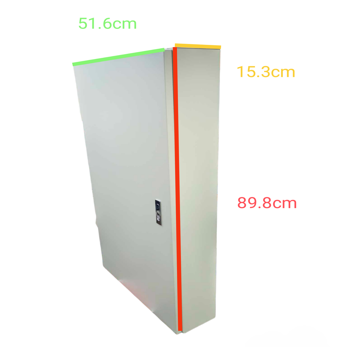 Schneider panel board with MCB metal enclosure box with lock and measurements