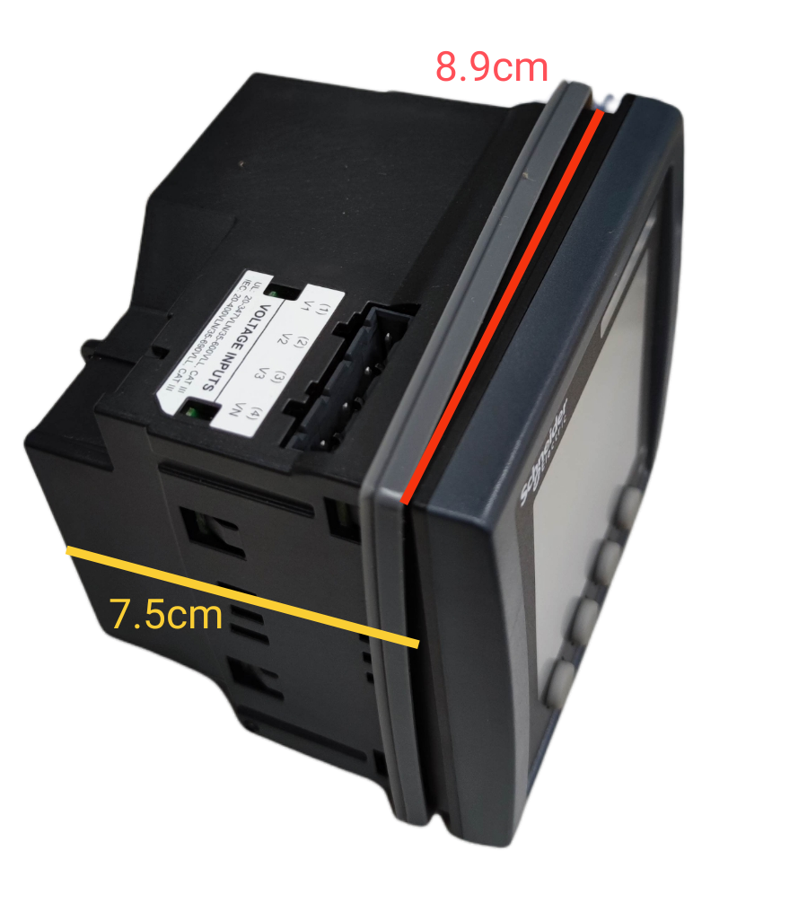 Schneider Power Meter METSEPM5100 black electrical testing device with digital display and control buttons