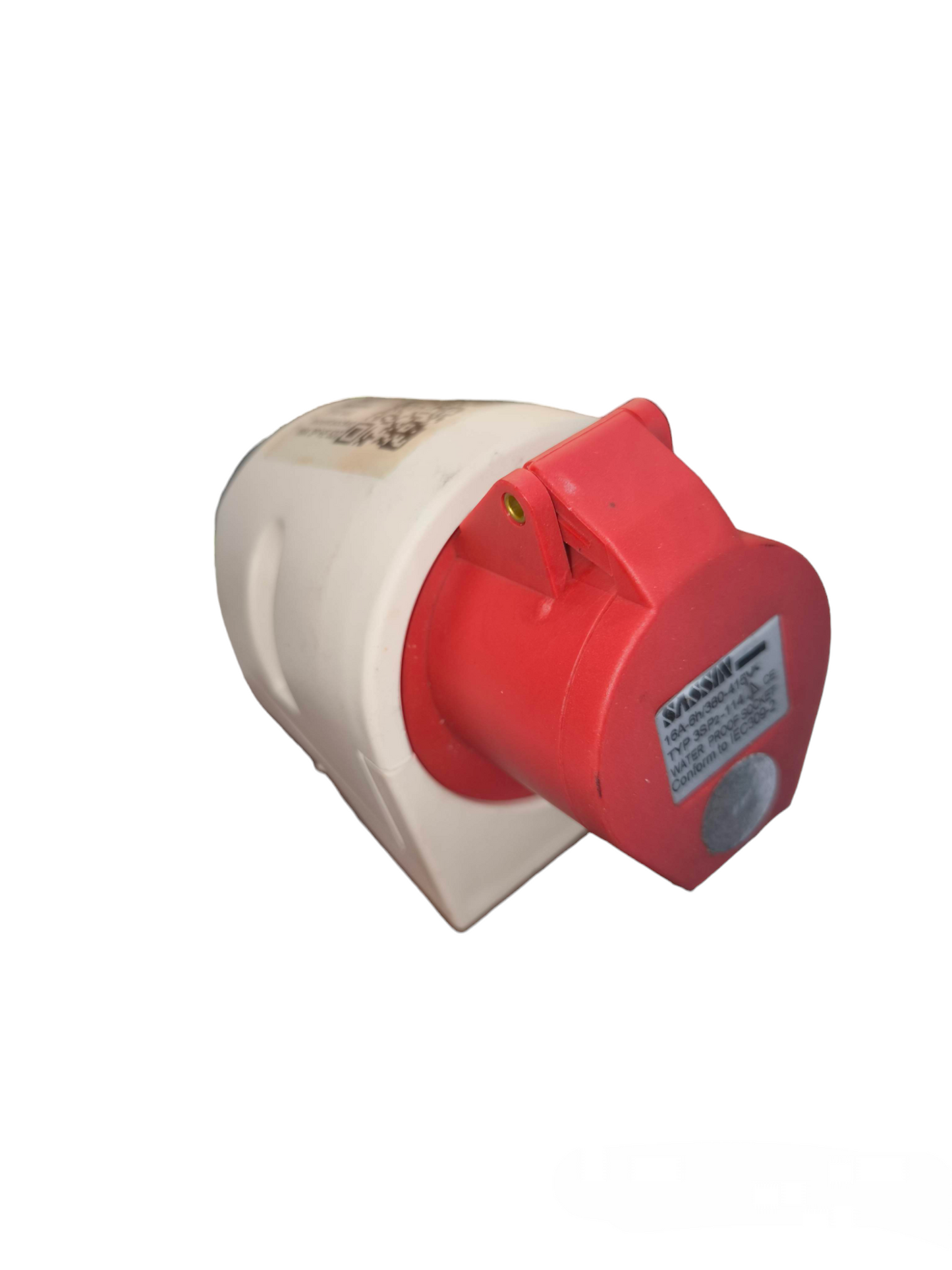 Sassin Industrial Outlet 380V Wall Type red and white heavy duty wall mounted electrical plug socket