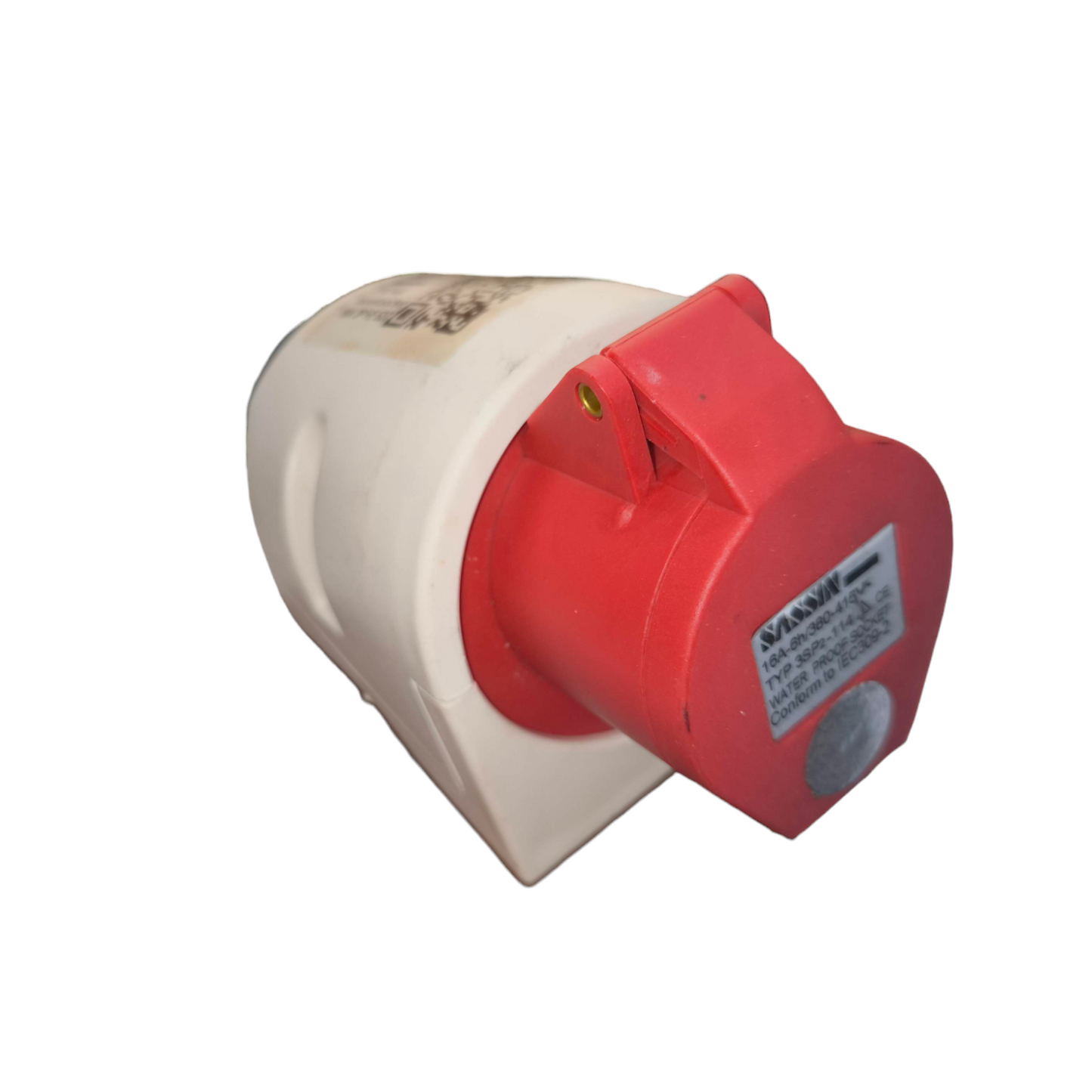 Sassin Industrial Outlet 380V Wall Type red and white heavy duty wall mounted electrical plug socket