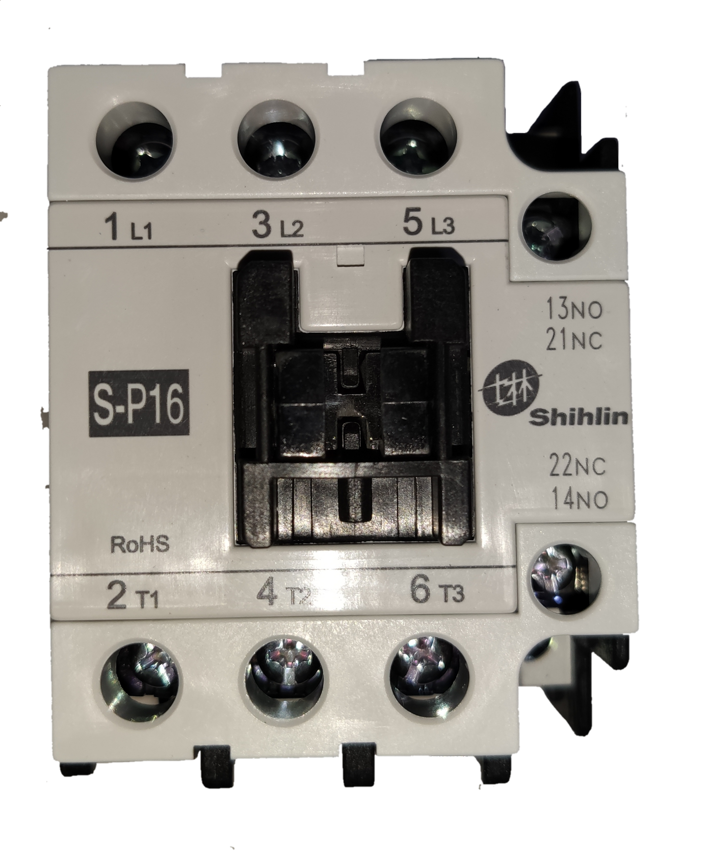 Electx Electrical Supply Magnetic Contactor 20A 220V white electrical component with multiple connection terminals