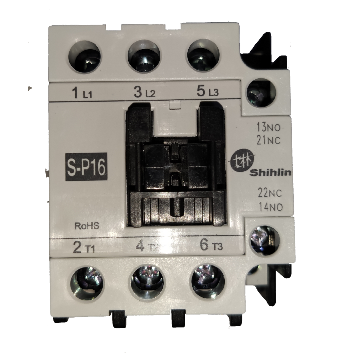 Electx Electrical Supply Magnetic Contactor 20A 220V white electrical component with multiple connection terminals