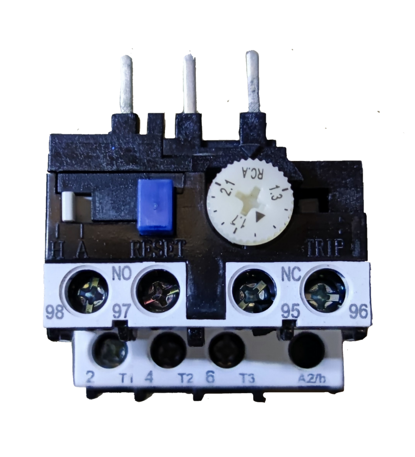 Shihlin Overload Relay 1.7A 220V electrical component with adjustable dial and terminal screws