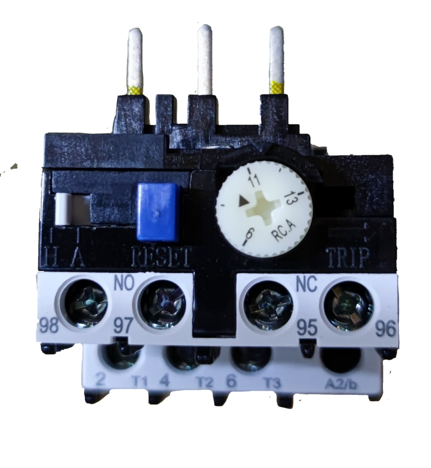 Shihlin Overload Relay 11A 220V - 9A-13A electrical component with reset button and adjustable dial